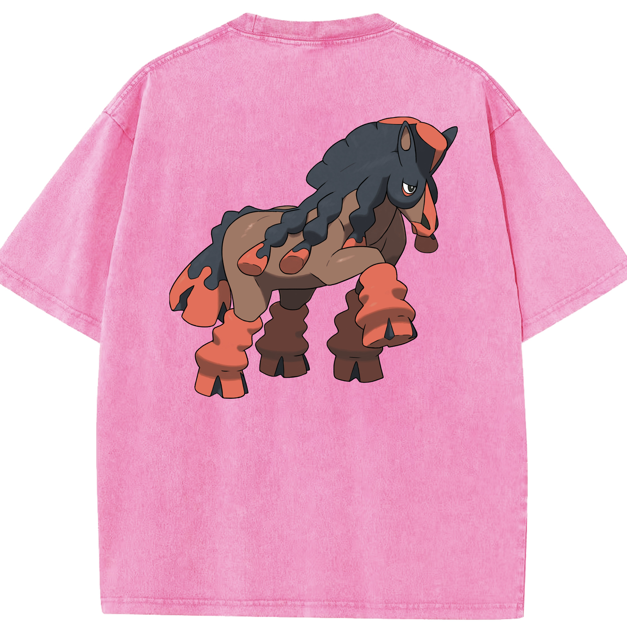 （画像用） ポケットモンスター Pokémon 綿100% ヴィンテージ風 半袖Tシャツ（背面プリント）